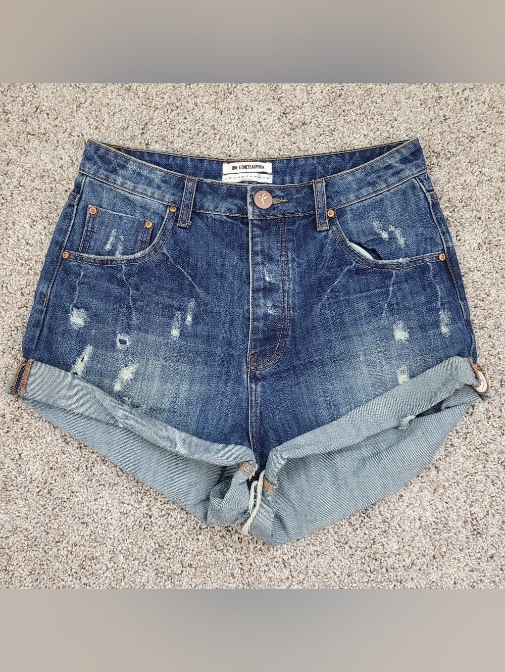 One X Oneteaspoon Jean Shorts Womens 30